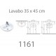 35x45 LAVABO BEYAZ 35x45 LAVABO BEYAZ