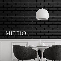 METRO SİYAH 10x20 -050m2