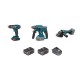 AKÜLÜ 3 MAKİNE SETİ 4.0 Ah 20v Catpower AKÜLÜ 3 MAKİNE SETİ 4.0 Ah 20v Catpower